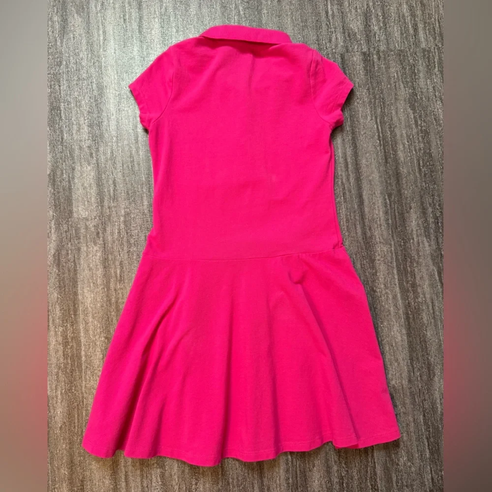Children’s Place pink short-sleeve polo shirt dress